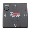 מפצל Switch ל 3 יציאות של HDMI עם כפתור מעבר