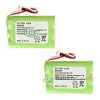 2 סוללות לטלפון אלחוטי 350mAh NiCd Motorola SD-7500 SD-7501