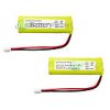 3 סוללות לטלפון אלחוטי4 50mAh NiCd Panasonic HHRP105 HHRP105A
