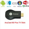 סטרימר אלחוטי ANYCAST M2 Plus לחיבור טלפון טאבלט מחשב נייד לטלביזיה HDMI