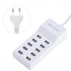 מפצל עמדת טעינה מטען מהיר USB HUB ל 10 כניסות כולל חיבור ישיר לחשמל - קיים במלאי