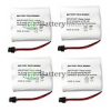4 סוללות לטלפון אלחוטי 800mAh NiCd Panasonic KX-TGA228S N4HHEPA000
