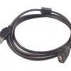 כבל מאריך USB איכותי זכר נקבה באורך 1 מטרים