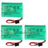 3 סוללות לטלפון אלחוטי 350mAh NiCd Toshiba DKT2304CT ANA9310 ANA9320