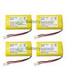 4 סוללות לטלפון אלחוטי 350mAh NiCd AT&T Lucent BT-8001 BT-8300