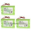 3 סוללות לטלפון אלחוטי 350mAh NiCd Motorola SD-7500 SD-7501