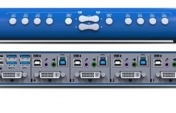 מטריצה KVM 4*2 עם חיבור DVI, תוצרת HSL