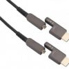 כבל HDMI2.0 AOC עם ראשים נתיקים 30 מ'