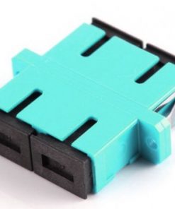 מתאם SC/UPC OM3 דופלקס נ-נ לפאנל, טורקיז