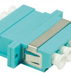 מתאם LC/UPC OM3 קוואד נ-נ לפאנל, טורקיז