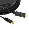 כבל HDMI2.0 AOC עם ראש אחד נתיק 30 מ'