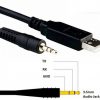 כבל USB - TTL 3.3V 1.8M לראש 3.5 סטריאו