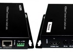 מרחיק HDMI2.0 4K@60hz עם RS232+IR+POC+HDCP2.2