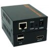 מרחיק HDMI+USB על CAT6 ללא כיווץ עד 60מ