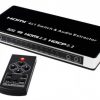 ממתג HDMI2.0 4:1 עם יציאת אודיו, 4K@60HZ 4:4:4 HDCP2.2