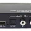 ממיר HDMI2.0 ל-HDMI2.0 + אודיו, 4K@60Hz 4:4:4 HDCP2.2