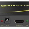 מפצל מוגבר HDMI ל-2 יציאות תומך 4K@30HZ HDCP1.4
