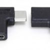 מתאם USB C זוויתי זכר-נקבה