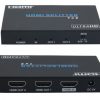 מפצל מוגבר HDMI ל-2 יציאות תומך 4K@60HZ HDCP2.2