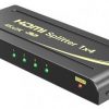 מפצל מוגבר HDMI ל-4 יציאות תומך 4K@30HZ HDCP1.4