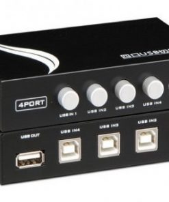ממתג USB2.0 מכני דו-כיווני 4:1