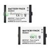 4 סוללות לטלפון אלחוטי 350mAh NiCd AT&T 1231 2231 2419 2420 E1215 E1225