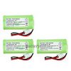 3 סוללות לטלפון אלחוטי 800mAh NI-MH Sanyo GESPC07 PCF07 Lenmar CBB350
