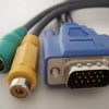 מתאם VGA ל s.video ול RCA