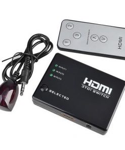 ממתג HDMI אוטומטי + שלט 3:1 + מאריך IR
