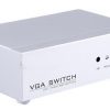 מתג VGA עם שלט רחוק, 2 מחשבים למסך אחד