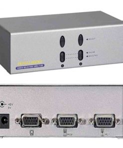 ממתג VGA פריוריטי 2 מחשבים למסך אחד