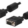 כבל VGA מסוכך + פריטים, ז-ז, 25 מטר