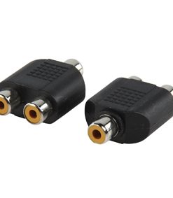 מתאם RCA נקבה - 2xRCA נקבה