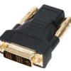 מתאם HDMI נקבה - DVI זכר, מוזהב