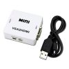 ממיר VGA+אודיו ל-HDMI, מתח USB, אקונומי