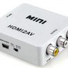 מיני-ממיר 3xRCA <-  HDMI ,מתח USB