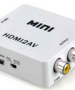 מיני-ממיר 3xRCA <-  HDMI ,מתח USB