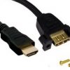 כבל HDMI ז-נ לפנל + ברגים, 0.5 מטר