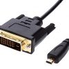 כבל MICRO HDMI זכר - DVI זכר, 1.8 מטר