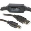 כבל USB2.0 למדפסת A-B אקטיבי 10 מטר  AM-BM