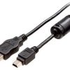 כבל USB2.0 - מיני USB B +פריט 2 מטר