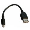 כבל OTG מ-MINI B זכר ל-USB A נקבה קצר