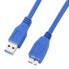 כבל USB3.0 A - MICRO B מקצועי+פריט, 0.5מ
