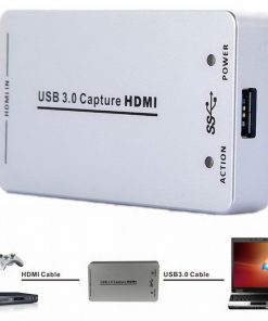 ממיר לכידת HDMI ל-USB3.0 (להקליט למחשב)
