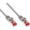 כבל רשת מסוכך CAT6a CCA באורך 1 מטר אפור