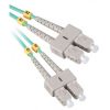 מגשר MM OM3 דופלקס SC-SC אורך 1.5מ