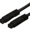 כבל FIREWIRE עם 9 פינים - 9 פינים, 1.8 מ