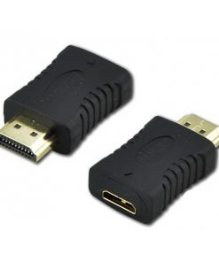 מתאם HDMI זכר - מיני HDMI נקבה, מוזהב