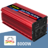ממיר מתח לרכב  12V ל 220V בהספק של 8000W - קיים במלאי