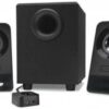 רמקולים למחשב Logitech 2.1 Multimedia Z213 בצבע שחור לוג'יטק